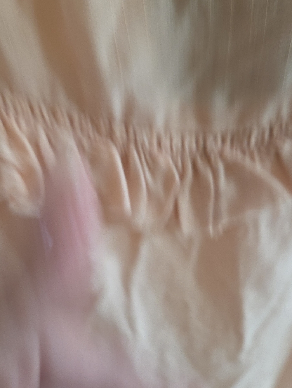 PAIGE Blush Pink Ruffle-Front Long Sleeve With Angled Ruffle Blouse Size Lg NWT - Picture 7 of 14